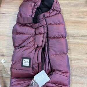 7 A.M. Enfant Kids' Burgundy Puffer Jacket